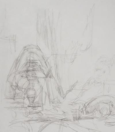 Alberto GIACOMETTI : Poète à son bureau, Lithographie originale signée au crayon 2
