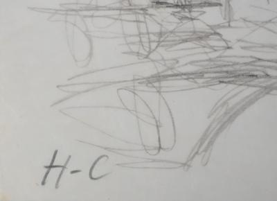 Alberto GIACOMETTI : Poète à son bureau, Lithographie originale signée au crayon 2