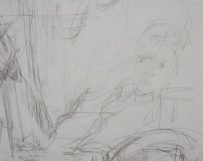 Alberto GIACOMETTI : Poète à son bureau, Lithographie originale signée au crayon 2
