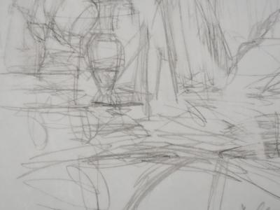 Alberto GIACOMETTI : Poète à son bureau, Lithographie originale signée au crayon 2