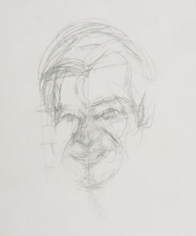 Alberto GIACOMETTI : Portrait de Olivier Larronde, Lithographie originale signée au crayon 2