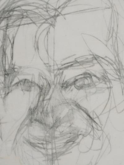 Alberto GIACOMETTI : Portrait de Olivier Larronde, Lithographie originale signée au crayon 2