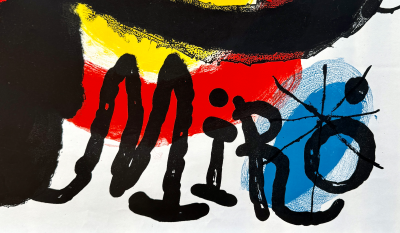 Joan MIRO - Peintures murales, 1961 - Lithographie originale en couleurs 2