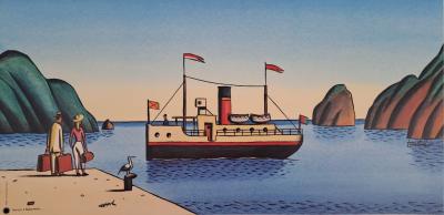 Jacques de Loustal - Retour à Nuku-Hiva - Affiche édition d’art