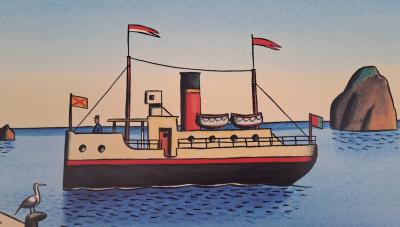 Jacques de Loustal - Return to Nuku-Hiva - Art print poster 2
