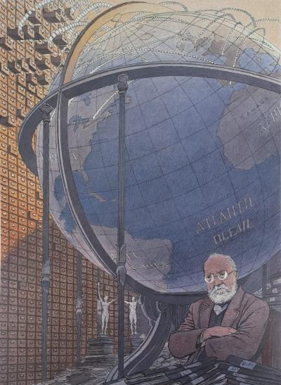 François Schuiten - Paul Otlet - Affiche 2
