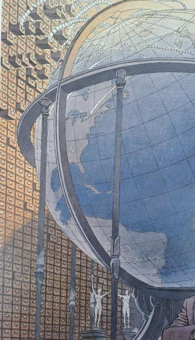 François Schuiten - Paul Otlet - Affiche 2