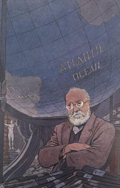 François Schuiten - Paul Otlet - Affiche 2