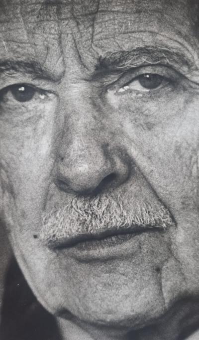 Daniel Wallard - Louis Aragon, 1978 - Tirage argentique 2