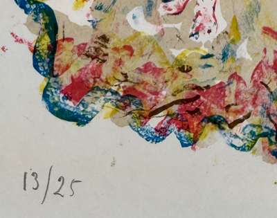 Constantin Terechkovitch - Portait d’une jeune fille - Lithographie originale signée numérotée crayon 2