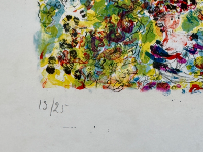 Constantin Terechkovitch - Champs de fleurs - Lithographie originale signée numérotée crayon 2
