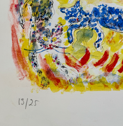 Constantin Terechkovitch - Les chats - Lithographie originale signée numérotée crayon 2