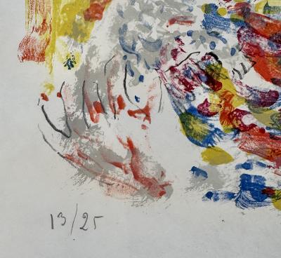 Constantin Terechkovitch - Portrait - Lithographie originale signée numérotée crayon 2