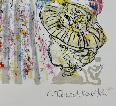 Constantin Terechkovitch - Maison en Provence - Lithographie originale signée numérotée crayon 2