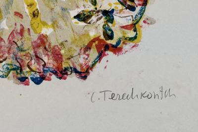 Constantin Terechkovitch - Portait d’une jeune fille - Lithographie originale signée numérotée crayon 2