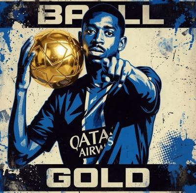 PyB - Ousman Dembele  2026   - Impression numérique sur toile 2