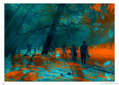 Michel TABANOU - How can we know what is real - Wyoming ballade, 2019 - Sérigraphie originale signée et numérotée