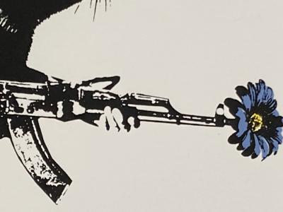 Blek Le Rat - Warrior - sérigraphie  signée et  Numérotée 2
