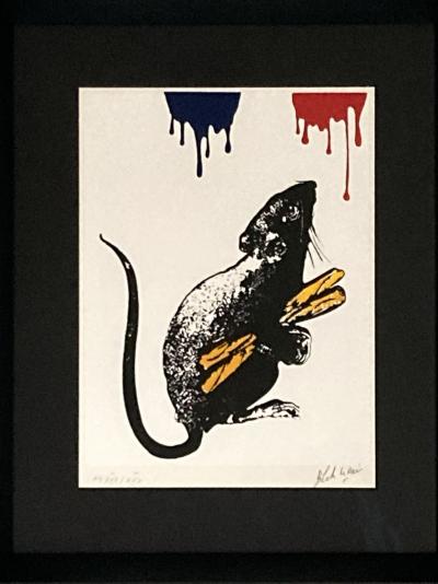 Blek Le Rat - Rat N 5 2019 - sérigraphie signée et numerotée 2
