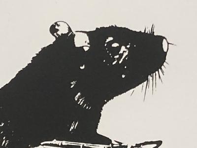 Blek Le Rat - Warrior - sérigraphie  signée et  Numérotée 2