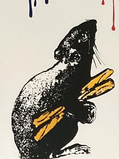 Blek Le Rat - Rat N 5 2019 - sérigraphie signée et numerotée 2