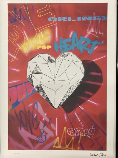 Richard Orlinski - Pop Heart - Digigraphie signée - 2024 2
