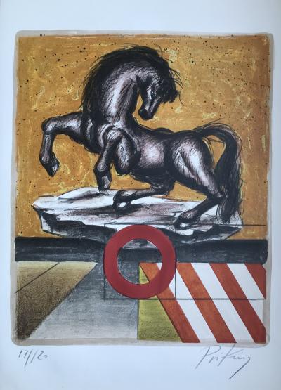 Franz PRIKING - Après l’orage 1972 - Lithographie originale signée 2