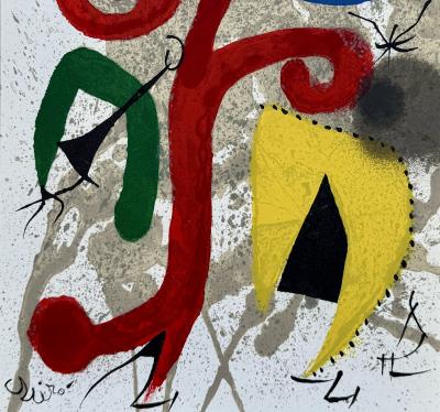 Joan MIRO - Jardin au clair de lune - Lithographie originale signée dans la planche 2