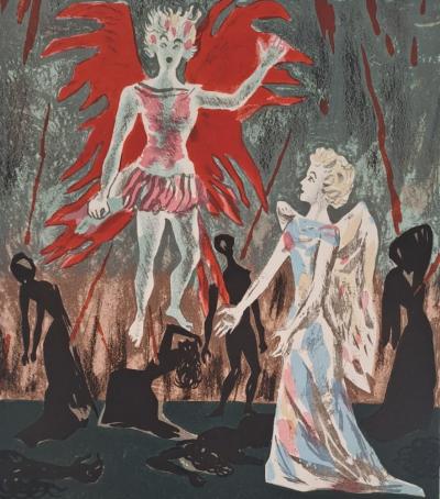 Roland Oudot - Sodome et Gomorrhe, 1945 - Lithographie originale signée au crayon 2