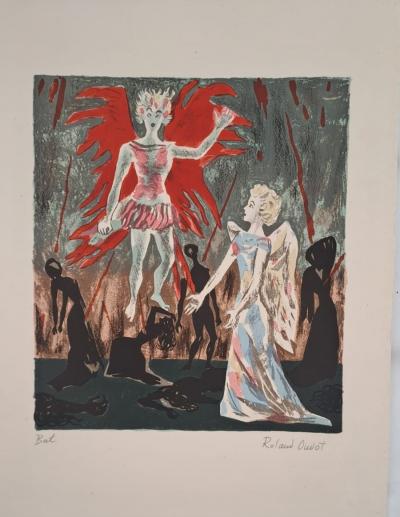 Roland Oudot - Sodome et Gomorrhe, 1945 - Lithographie originale signée au crayon 2