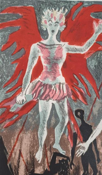 Roland Oudot - Sodome et Gomorrhe, 1945 - Lithographie originale signée au crayon 2