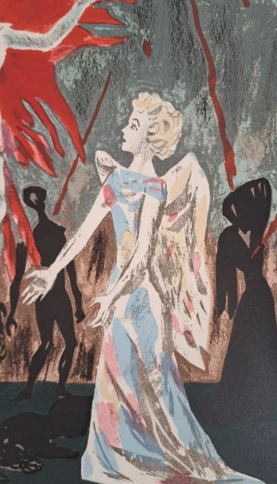 Roland Oudot - Sodome et Gomorrhe, 1945 - Lithographie originale signée au crayon 2