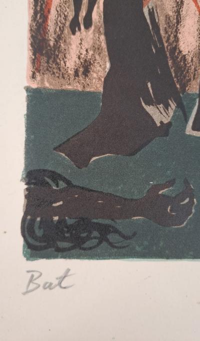 Roland Oudot - Sodome et Gomorrhe, 1945 - Lithographie originale signée au crayon 2