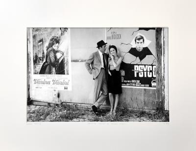 Raymond Cauchetier, Brigitte Bardot et Michel Piccoli, tirage argentique, 1963 2