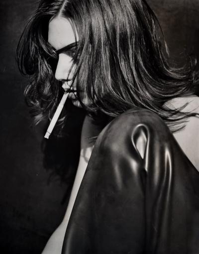 Michel Comte, Mannequin Vogue, tirage argentique rare, 1990 2