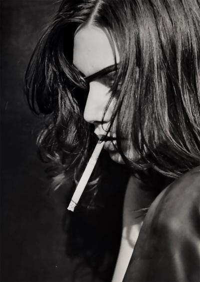 Michel Comte, Mannequin Vogue, tirage argentique rare, 1990 2