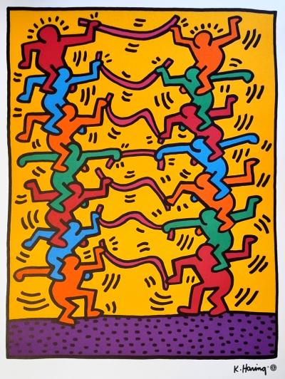 Keith Haring (d’après), Sans titre , sérigraphie, 1996 2