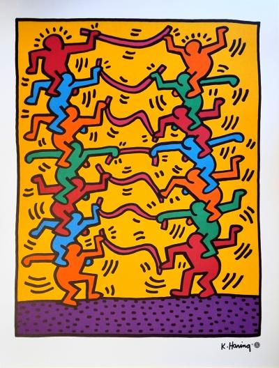 Keith Haring (d’après), Sans titre , sérigraphie, 1996 2