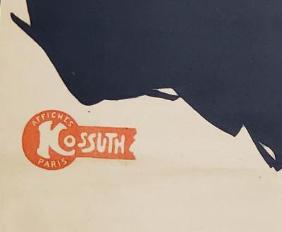 Original Art Nouveau advertising poster, lithograph circa 1905 2