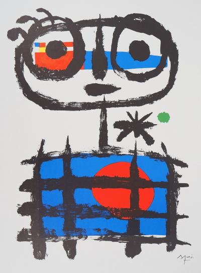Joan Miró - El niño imaginario: Devorador de sol - Litografía firmada en la plancha 2
