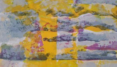 Maurice-Elie Sarthou - La course des vagues - Lithographie originale 2
