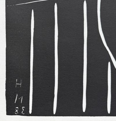 Henri MATISSE - Teeny, portrait de jeune fille - Linogravure signée dans la planche 2