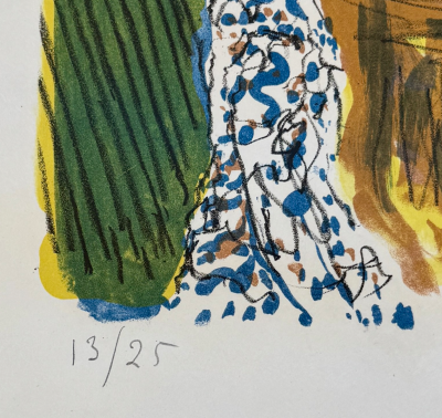 Constantin Terechkovitch - By the Sea - Original signed and numbered lithograph in pencil 2