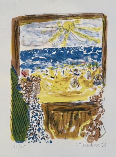 Constantin Terechkovitch - By the Sea - Original signed and numbered lithograph in pencil 2