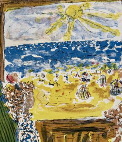 Constantin Terechkovitch - By the Sea - Original signed and numbered lithograph in pencil 2