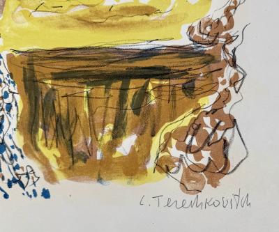 Constantin Terechkovitch - By the Sea - Original signed and numbered lithograph in pencil 2