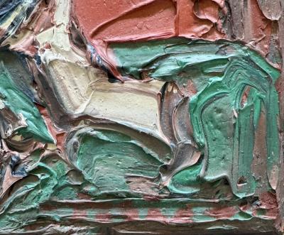 André Cottavoz - Yoseikan - Les combattants - Huile originale signée 2