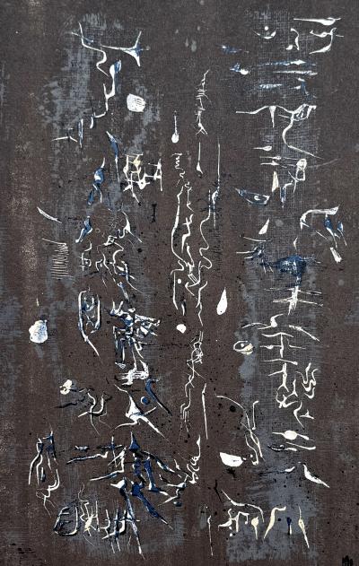 Zao WOU KI - Composition, 1958 - Lithographie originale 2