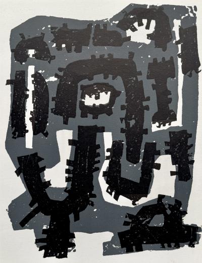 Raoul UBAC - Ardoise, 1958 - Gravure originale 2