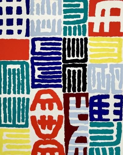 Giuseppe Capogrossi - Caractères - Lithographie et pochoir, 1958 2